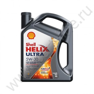 Моторное масло Shell Helix Ultra 5W-30 4л (синтетическое)  (550046268)
